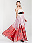  Sheath / Column Spaghetti Straps Floor-length Chiffon Evening Dress