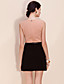  TS Color Block Belted Pencil Dress