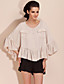  TS Bat Sleeve Ruffle Finish Blouse Shirt (More Colors)