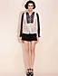  puff ts camisa blusa de encaje de gasa