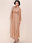 ts chiffon V profonda maxi dress