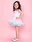  muiltcolored skirtit ruban fille arc tenue