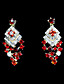  luxe strass twee stuk prachtige dames ketting en oorbellen sieraden set (50 cm)