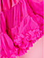  fuchsia trimning bowknot chiffon pige nederdel med foring