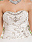 Ball Gown Sweetheart Strapless Floor-length Tulle Wedding Dress