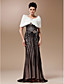  faux fur occasione speciale / scialle da sposa in avorio con chiusura anteriore perla