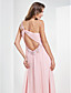  A-line One Shoulder Sweetheart Floor-length Chiffon Evening Dress