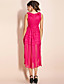 ts ruffle krage maxi kjole (flere farger)