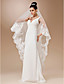  One-tier Tulle With Applique Waltz Length Wedding Veil