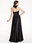  Sheath/Column Halter Floor-length Stretch Satin Bridesmaid Dress
