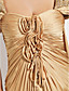  Sheath/ Column Straps Floor-length Charmeuse Evening Dress