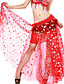  Dancewear Polyester With Pattern/Print Belly Dance Performance Skirt For Ladies More Colors