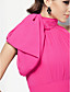  A-line High Neck Chiffon Evening Dress With Court Train inspired by Emma Stone at the 84th Oscar
