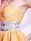  A-line Sweetheart Knee-length Organza Cocktail Dresses