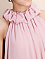  TS Ruffle High Neck Pleated Dress
