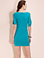  ts open-split mouw jurk