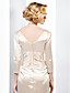  Sheath/ Column V-neck Floor-length Stretch Satin Evening Dress