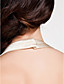  A-line Halter Short/Mini Satin Bridesmaid Dress