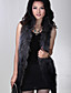  Sleeveless Party/Evening Raccoon Fur Vest (More Colors)