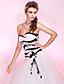  baljurk sweetheart vloer-length tule lovertjes prom dress