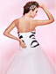  baljurk sweetheart vloer-length tule lovertjes prom dress