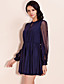  ts mangas abullonadas brillante vestido
