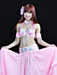  5-teilig Leistung dancewear Polyester Bauch Outfit mehr Pailletten Stil mehr Farben