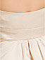  A-line Halter Short/Mini Satin Bridesmaid Dress