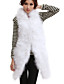  Fashion ærmer Aften / Karriere Ostrich Fur Vest (Flere farver)