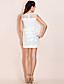  ts paillet krave organza peplum dress