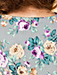  ts vintage pastorale druk swing jurk