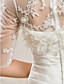  A-Line Jewel pavimento-lunghezza abito da sposa in raso