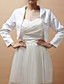  Gorgeous Long Sleeve Satin Special Occasion Jacket/Wedding Wrap(More Colors)
