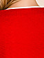  TS Contrast Color High Shoulder Cardigan