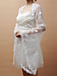  Long Sleeve Lace Special Occasion Jacket/Wedding Wrap(More Colors)