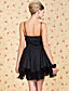  TS VINTAGE PU Strape Military Sexy Tweed Dress