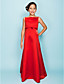 A-line Spaghetti Straps  Floor-length Satin Junior Bridesmaid Dress