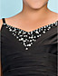  Trumpet/Mermaid Spaghetti Straps Floor-length Satin Junior Bridesmaid Dress
