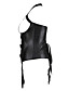  Leatherette with Zipper Strapless Front Zipper Closure Corsets Shapewear