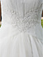  Ball Gown Sweetheart Chapel Train Tulle Wedding Dress
