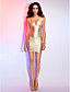  Sheath/Column V-neck Sleeveless Short/Mini Bandage Dress