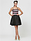  A-line Short/Mini Satin Bridesmaid Dress With Crystal Detailing