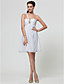  LAMBERTA - Robe de Demoiselle d'Honneur Mousseline Satin