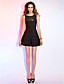  Sheath/Column Bateau Sleeveless Short/Mini Bandage Dress