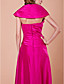  Sheath/Column Off-the-shoulder Floor-length Taffeta Mother Of The Bride Dress