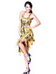  Dancewear Cotton and Polyester with Beadings Performance Latin Dance Dress For Ladies More Colors