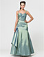  Trumpet/Mermaid Sweetheart Floor-length Taffeta Bridesmaid Dress
