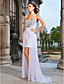  Sheath/Column Sweetheart Asymmetrical Chiffon Cocktail Dress