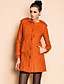  TS Wool Blend Military Round Neck Coat