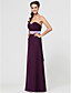  Sheath/Column Sweetheart Floor-length Chiffon Bridesmaid Dress With Sash/Ribbon